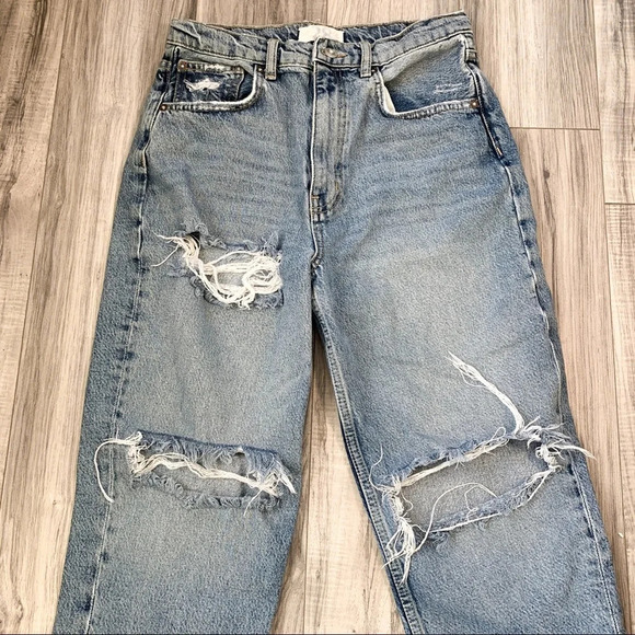 NWOT We The Free Lita Slim / Straight Leg Jeans Yosemite Blue - Picture 3 of 7